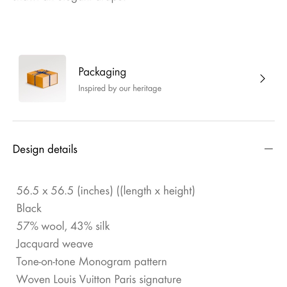 Louis Vuitton Shawl - Picture 4 of 4